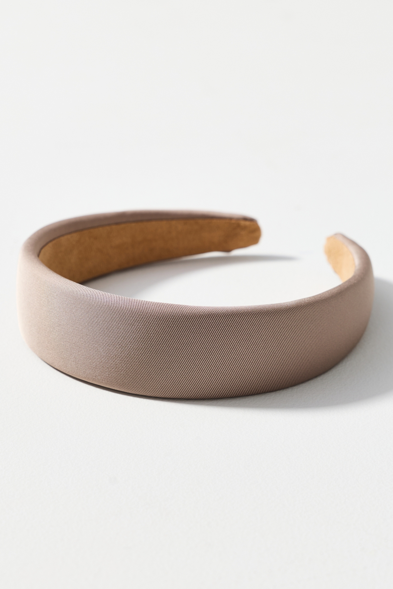 Puff Ribbed Satin Headband