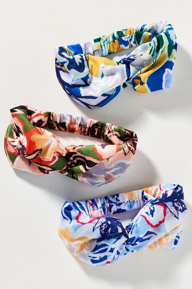 Abstract Print Twist Headband #1