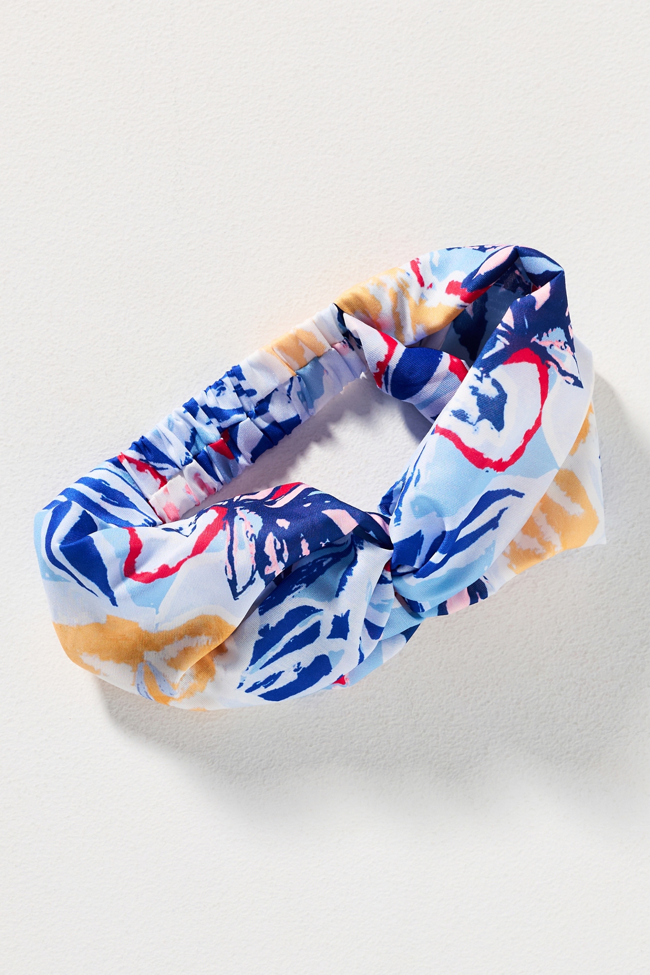 Abstract Print Twist Headband