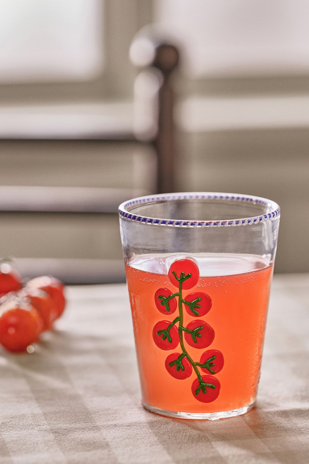 Farmstand Juice Glass - Tomato, One Size