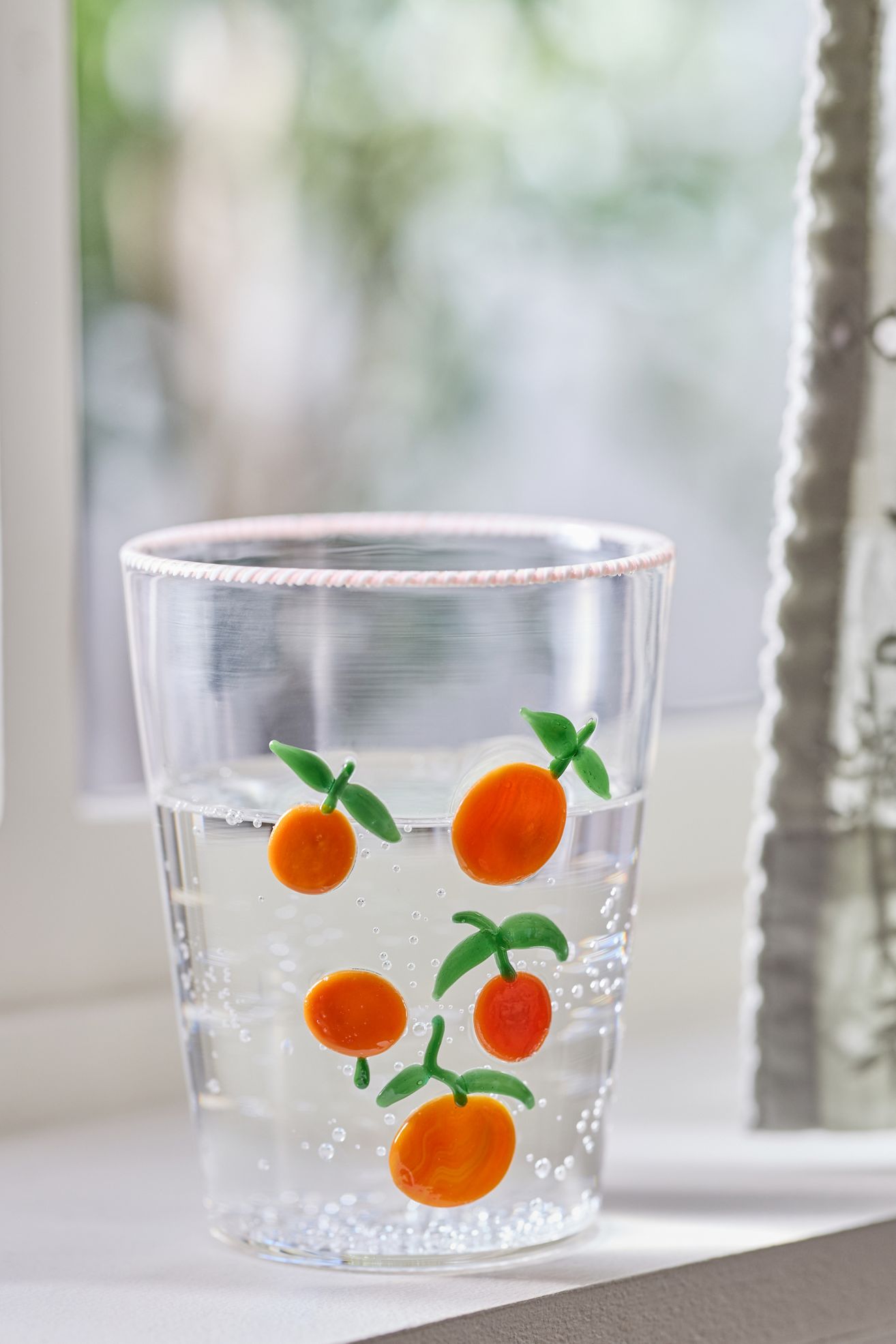 Farmstand Juice Glass - Orange, One Size