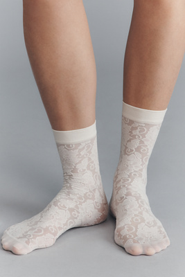 Swedish Stockings Lily Sheer Lace Socks | Anthropologie