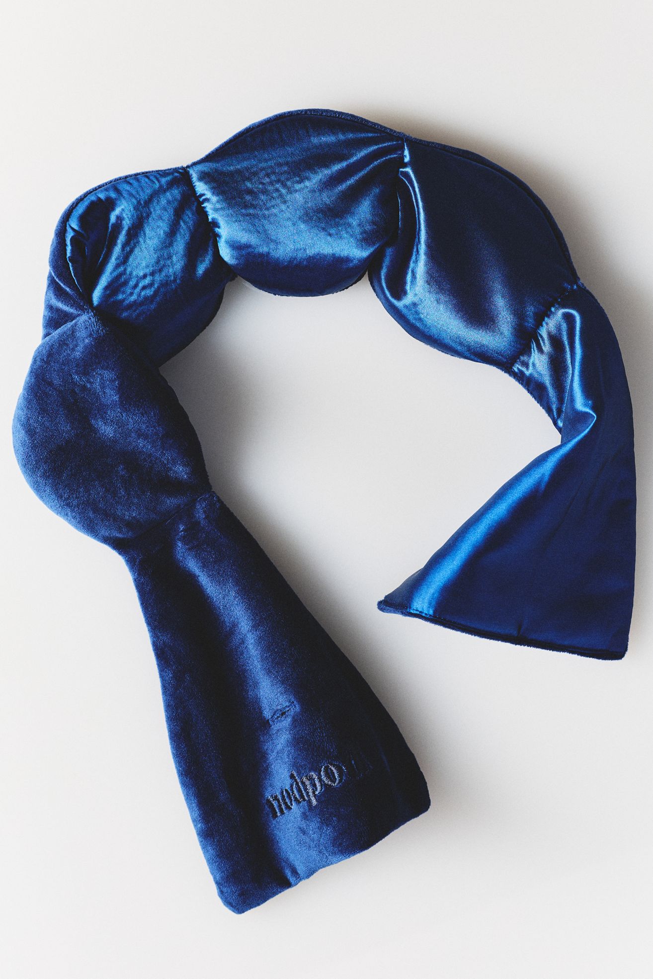 nodpod Silk Weighted Eye Mask - Sapphire, One Size