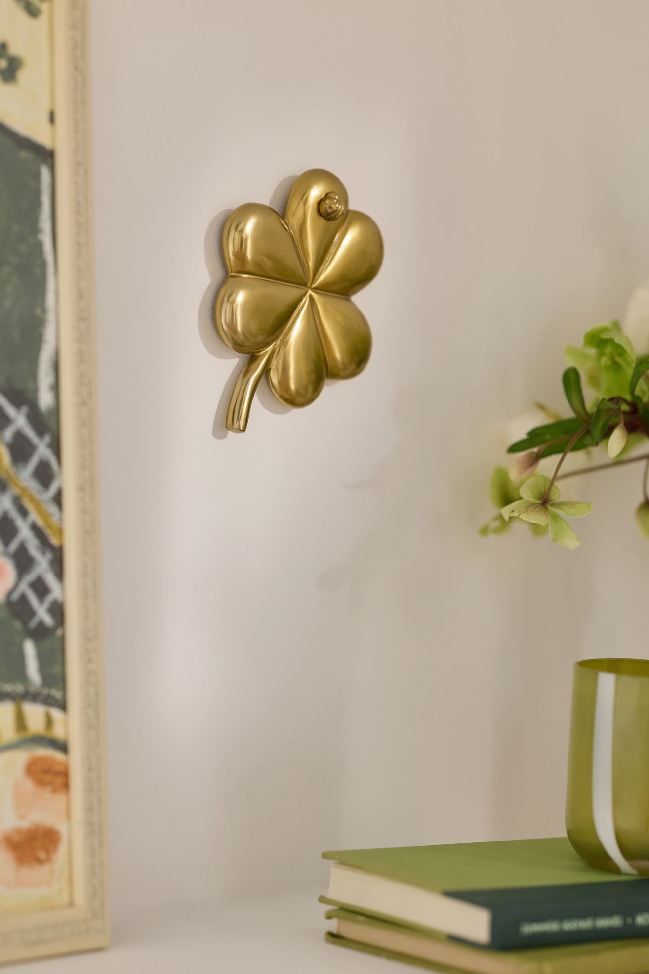 Clover Gallery Wall Charm - Brass, One Size