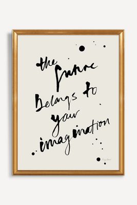 The Future Belongs To Your Imagination Wall Art