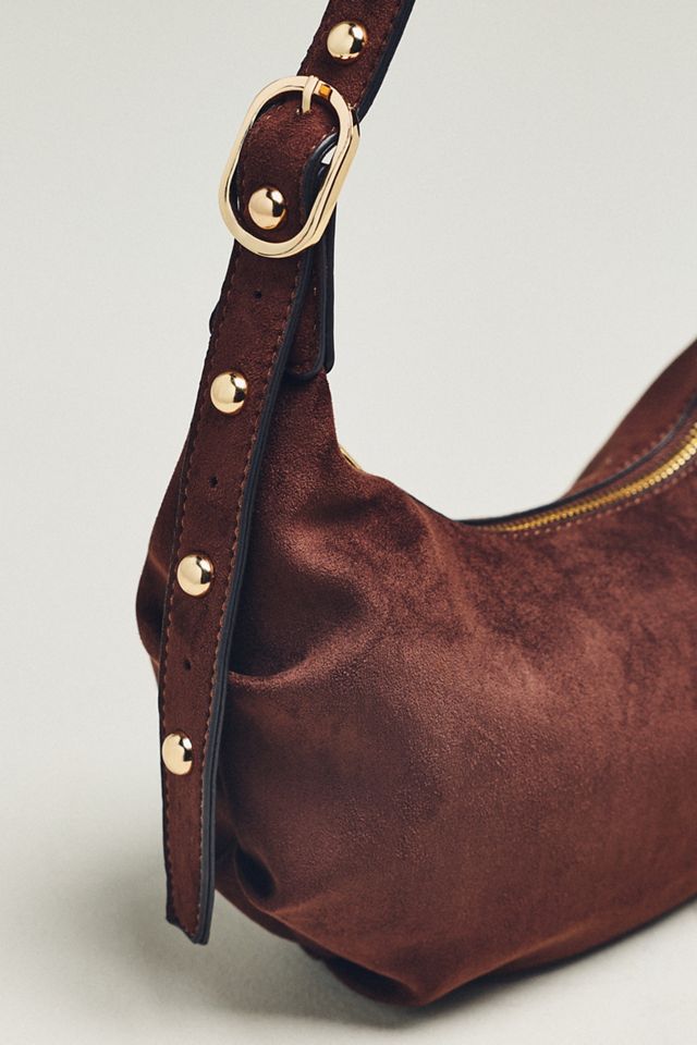 Mali + Lili Vegan-Suede Crescent Bag #2