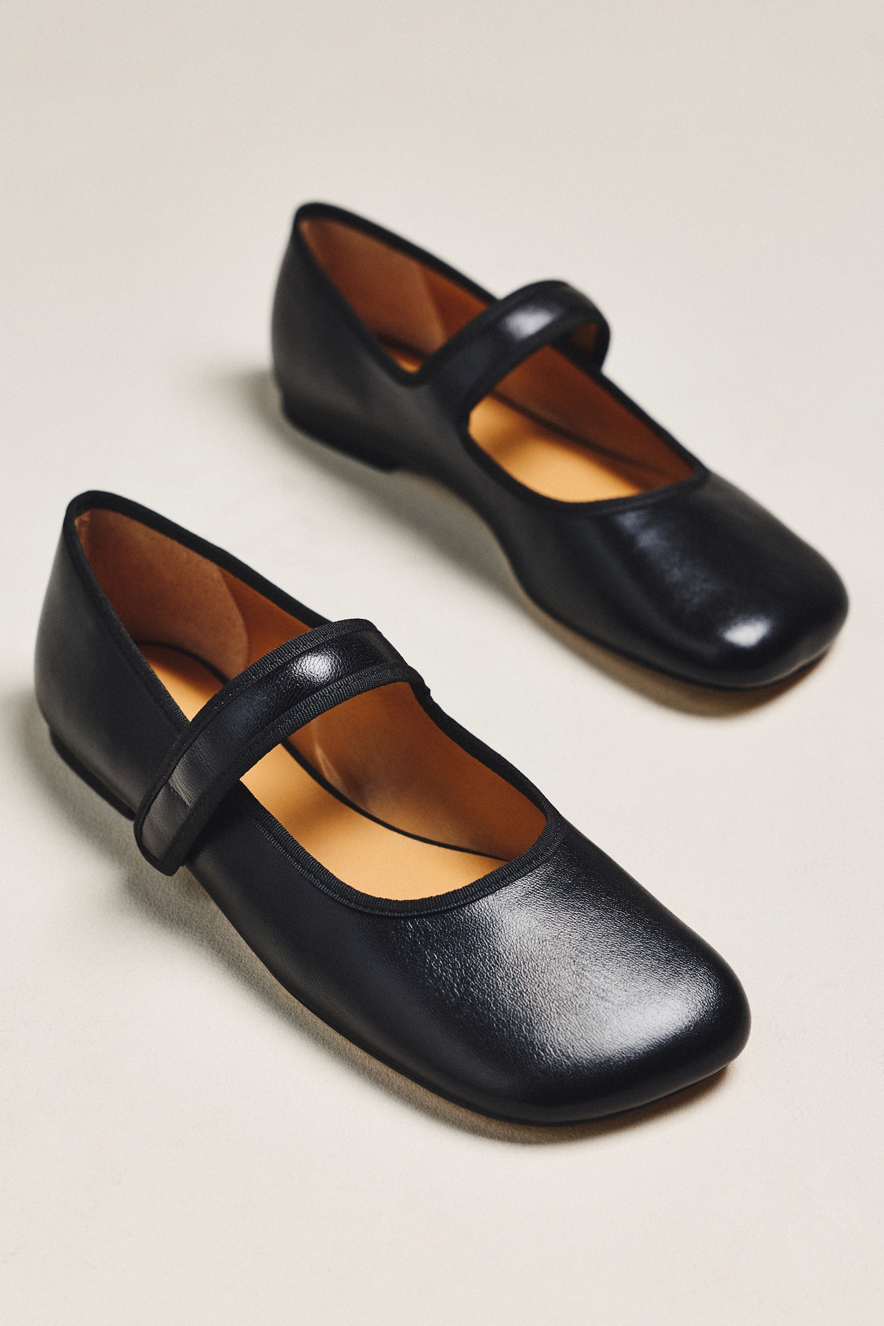 Maeve Square-Toe Mary Jane Flats
