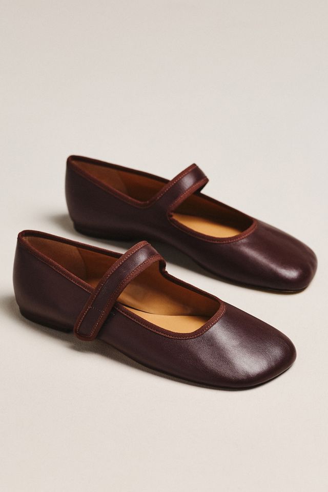 Maeve Square-Toe Mary Jane Flats #1