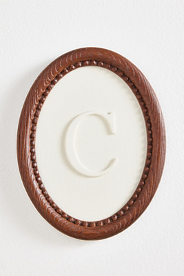 Emery Wood Monogram Gallery Wall Charm - C