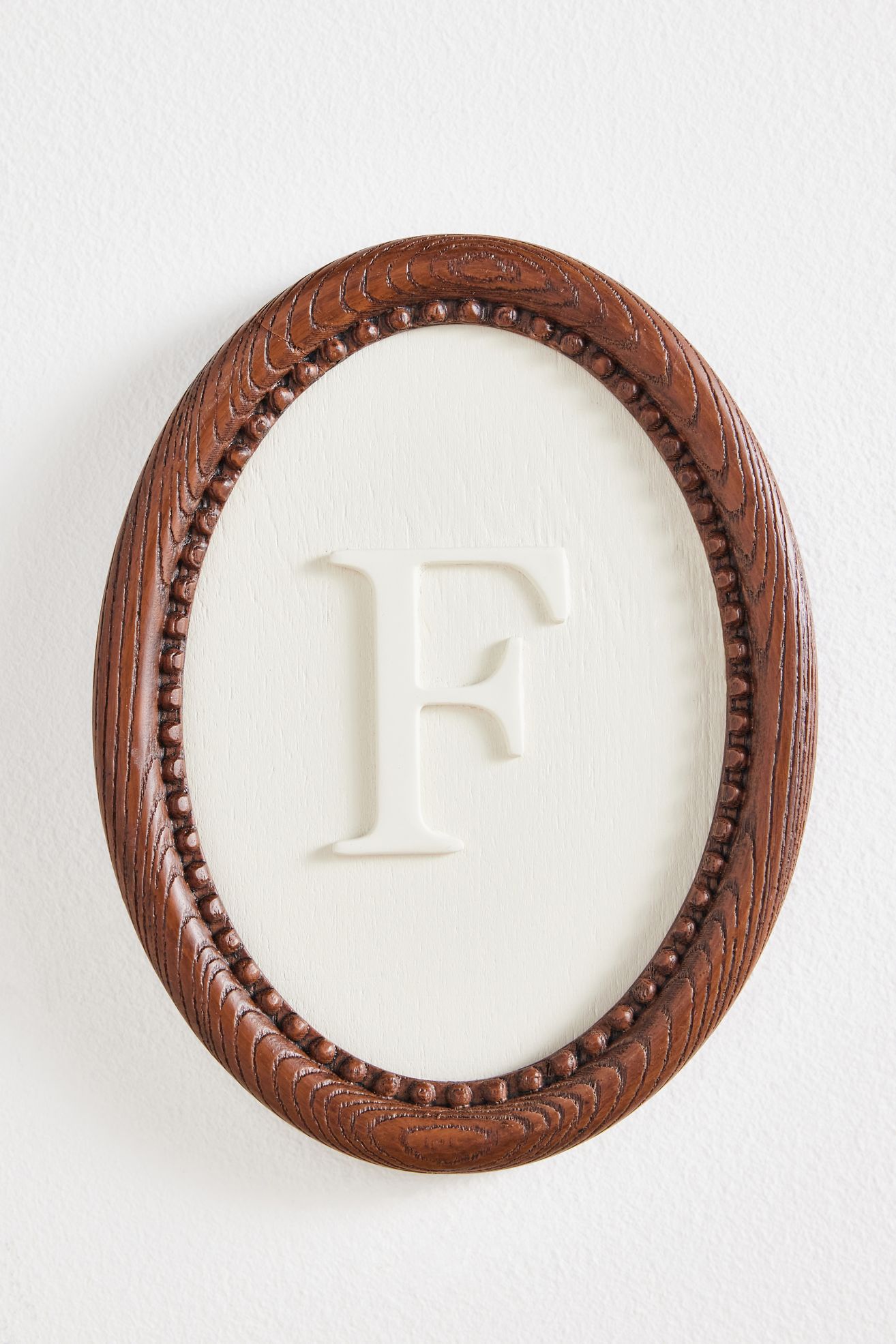 Emery Wood Monogram Gallery Wall Charm - F, Standard, One Size