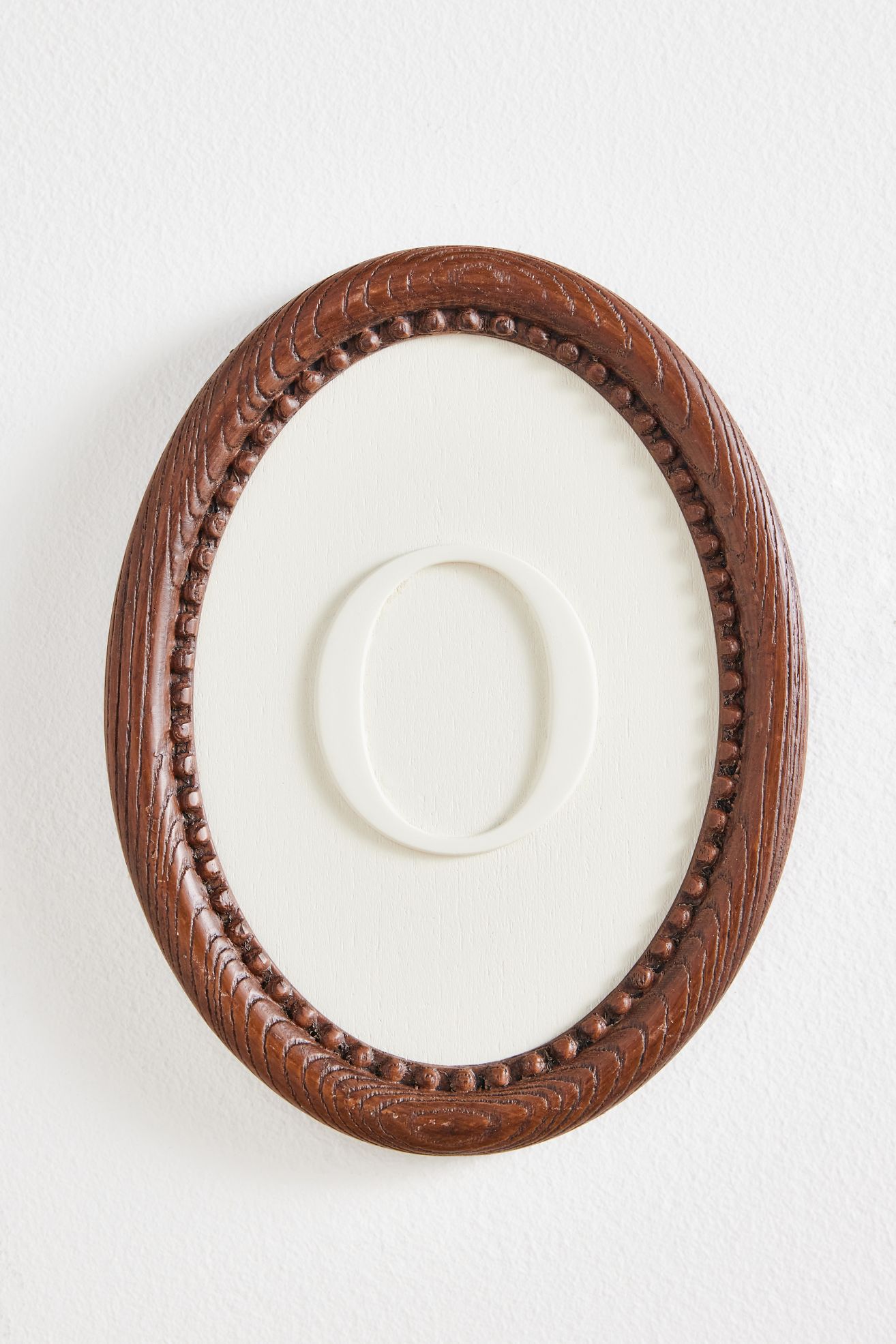 Emery Wood Monogram Gallery Wall Charm - O, Standard, One Size