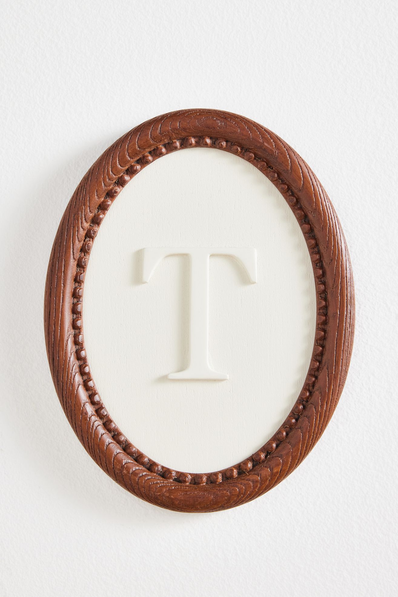 Emery Wood Monogram Gallery Wall Charm - T, Standard, One Size
