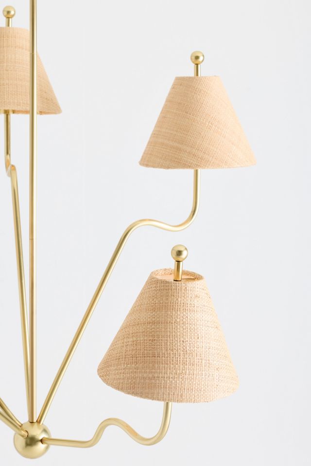 Beatrice 5-Arm Wavy Chandelier #3