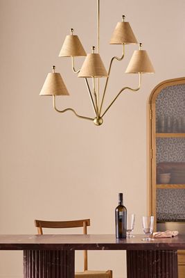 Beatrice 5-Arm Wavy Chandelier