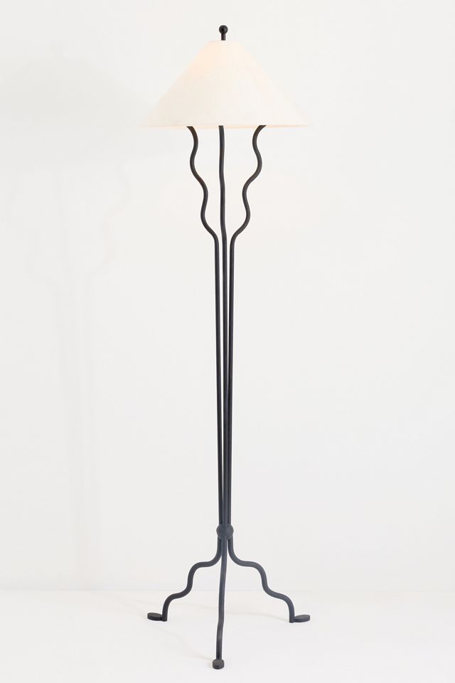 Beatrice Wavy Shaded Floor Lamp #2