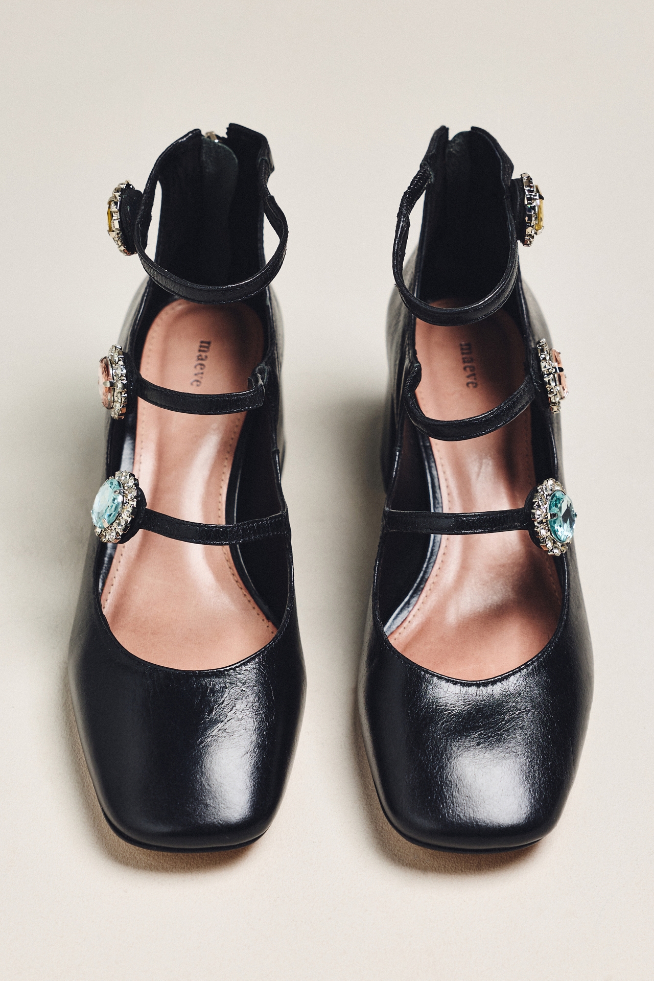 Maeve Crystal Gems Mary Jane Heels