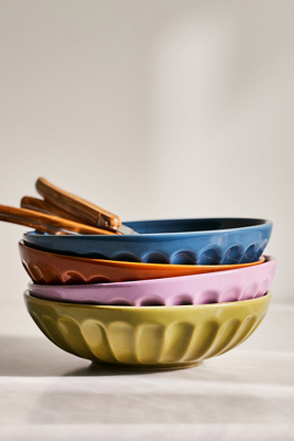 The Latte Stoneware Pasta Bowl, Set of 4: Amelie Edition | AnthroHome