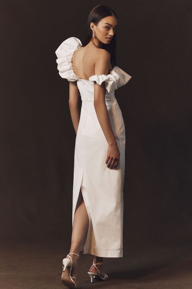 Anthropologie Weddings x Shona Joy Levitate Ruffle Maxi Dress #1