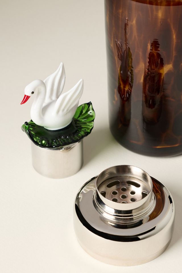 Swan Pond Life Cocktail Shaker #2