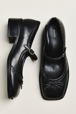 Maeve Bow Mary Jane Brogue Heels