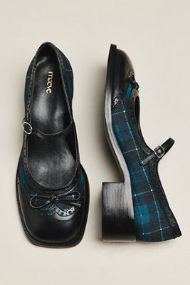 Maeve Bow Mary Jane Brogue Heels
