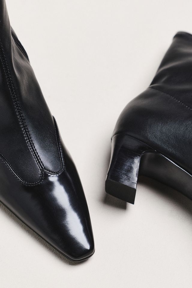 Maeve Cap-Toe Stretch Ankle Boots #2