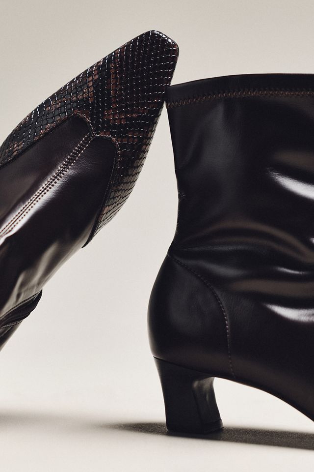 Maeve Cap-Toe Stretch Ankle Boots #2