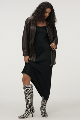 Studio Amelia Petra Calf Boot In Black