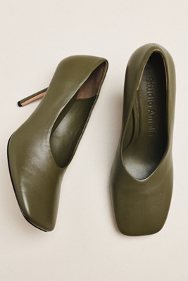 Studio Amelia Sierra 90 Heels In Green