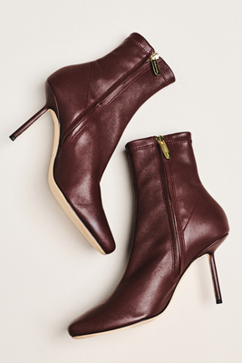Studio Amelia Sierra 90 Stiletto Boots In Burgundy