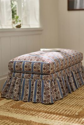 Bowen Ruffle Ottoman