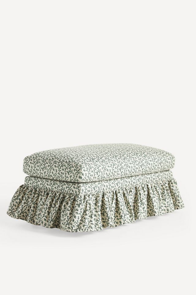 Bowen Ruffle Ottoman #2