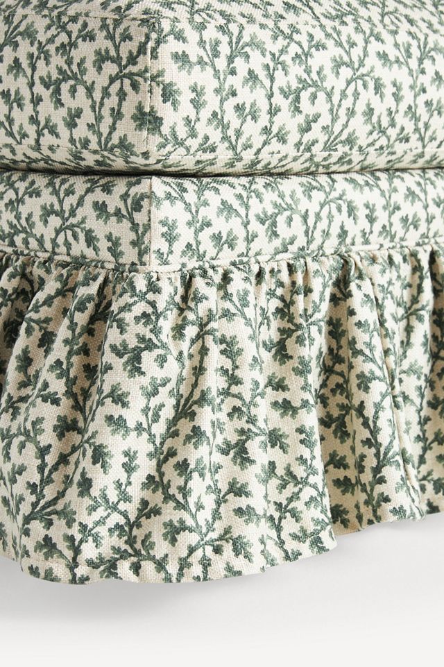Bowen Ruffle Ottoman #4