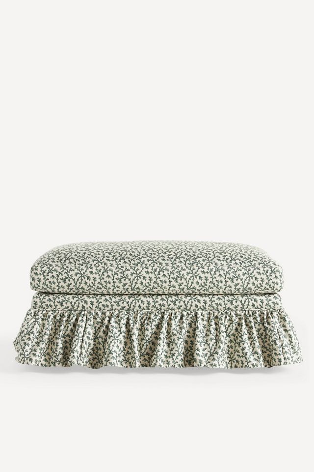 Bowen Ruffle Ottoman #1