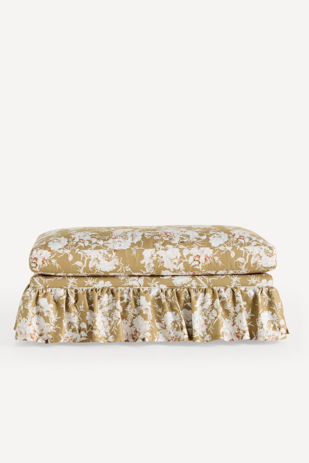 Bowen Ruffle Ottoman - Frida, One Size