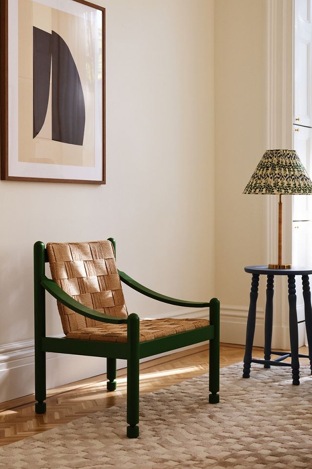 Hollis Woven Rattan Accent Chair #7
