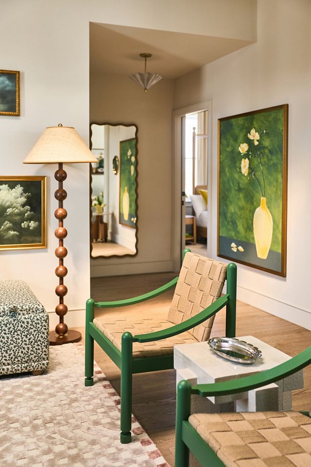 Hollis Woven Rattan Accent Chair #8