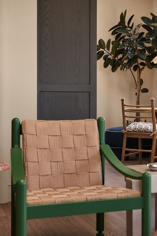 Hollis Woven Rattan Accent Chair #9