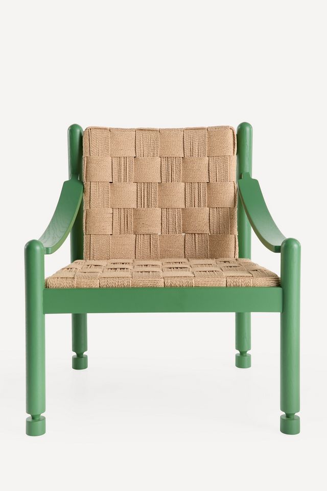 Hollis Woven Rattan Accent Chair #2