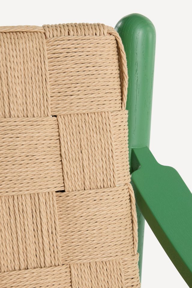 Hollis Woven Rattan Accent Chair #6