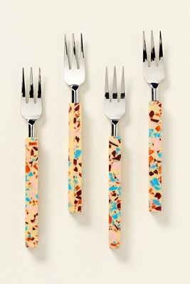 Tenedores para Aperitivos Gaetano By Anthropologie, Juego de 4