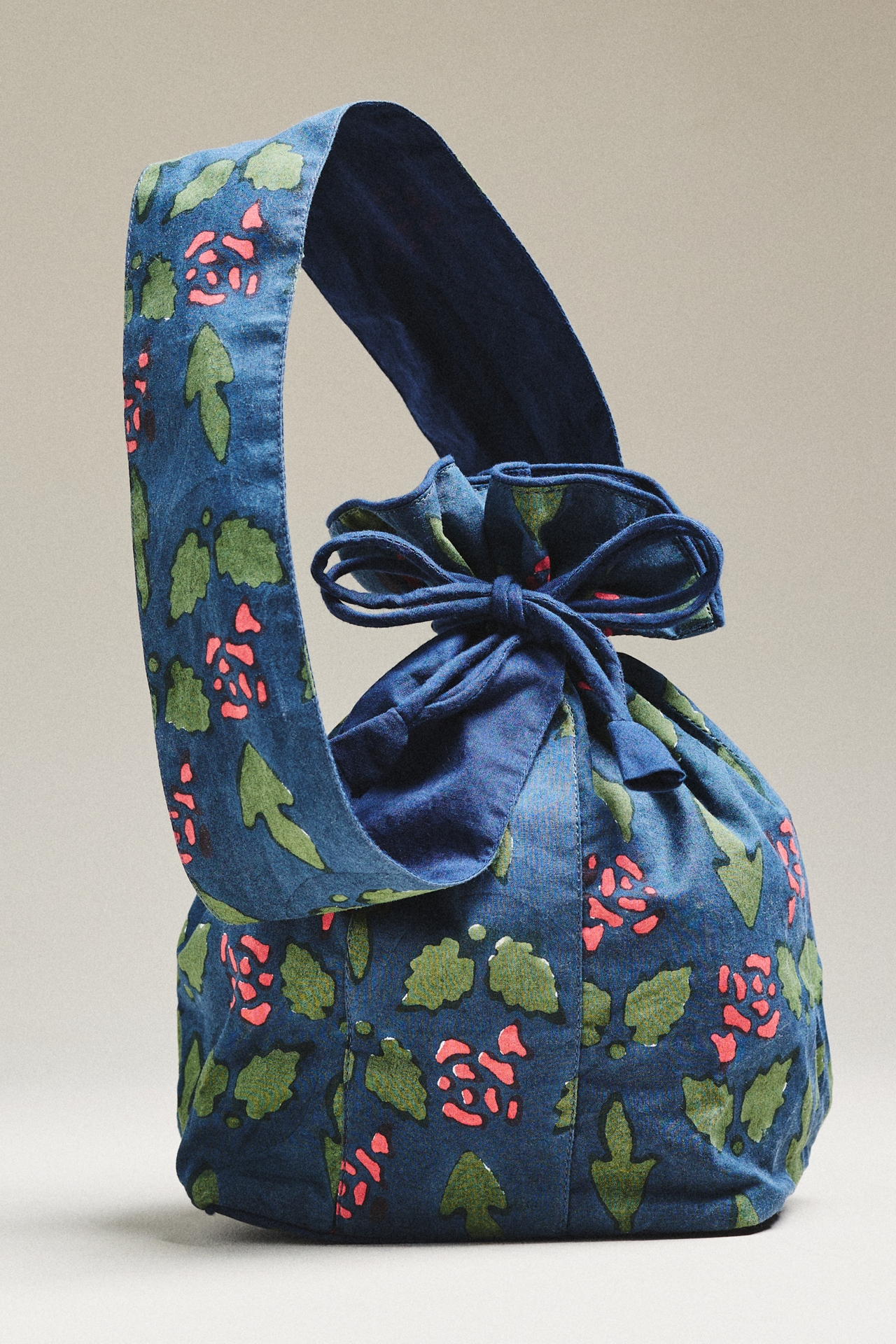 SZ Blockprints Folk Print Dumpling Bag