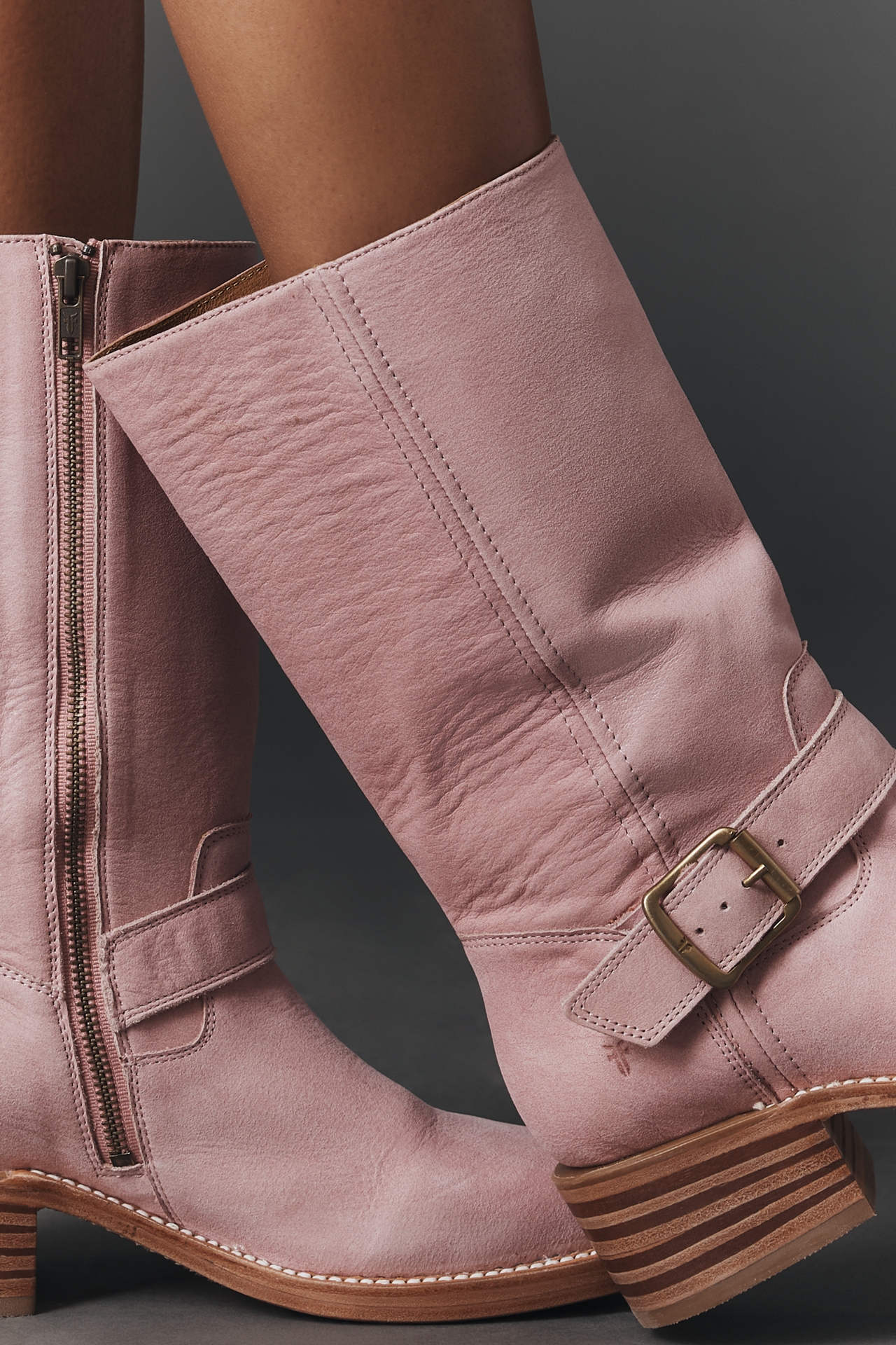 Frye Exclusive Campus Buckle Boots