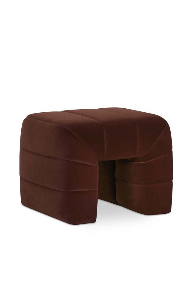 Verity Velvet Stool #1