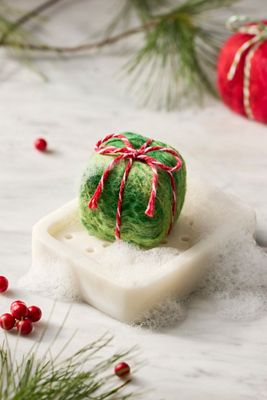 Felted Present Soap