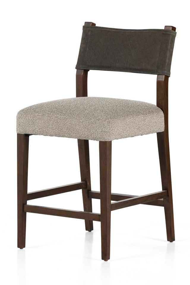Ferris Leather Counter Stool #1