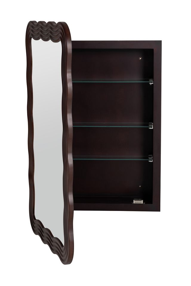 Kendra Mahogany Wood Medicine Cabinet #2