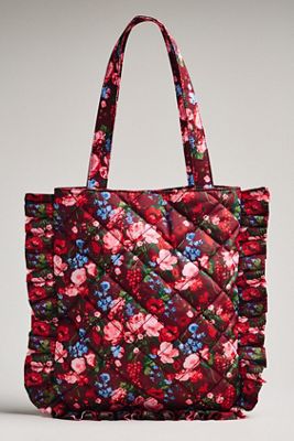 Sac fourre-tout à volants floral Maeve