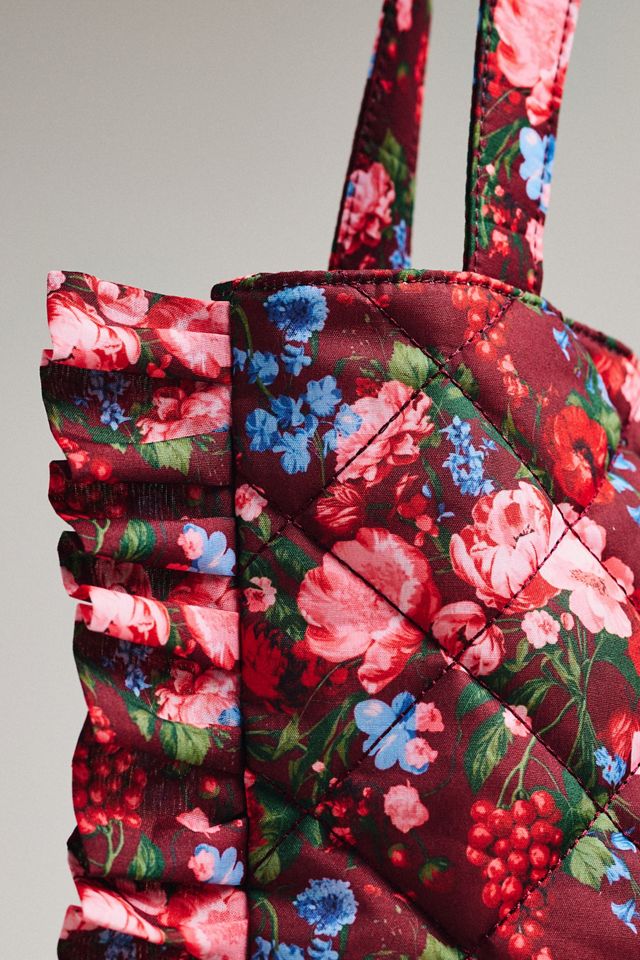 Maeve Floral Ruffled Tote #2