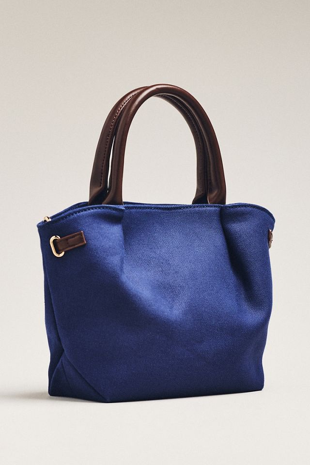 Mini Canvas Cinched Buckle Tote #1